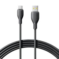 cable baseus ultra-fast series 6a 100w de usb-a a tipo c fast charging transmision de datos copper core line 1m2m long