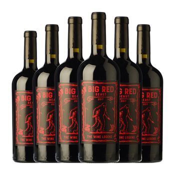 Lgi Vino Tinto Big Red Beast Joven 75 Cl 12.5% Vol. (pack De 6 Unidades)