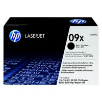 hp 09x c3909xep-w toner negro xl original