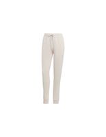 pantalones adidas essentials 3s french terry cuffed beige mujer
