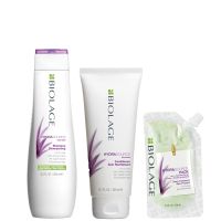biolage hydrasource shampoo conditioner and deep hair treatment hydrating routine for dry hair