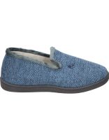 pantuflas cerradas calzados roal r12018 en azul marino 42