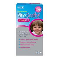 virasoothe chicken pox relief cooling spray gel