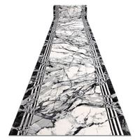 alfombra de pasillo tuls 51210 moderna marmol antracita 70 cm 70x140 cm