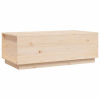 mesa de centromesa auxiliarmesa de cafe de madera maciza de pino 100x50x35 cm