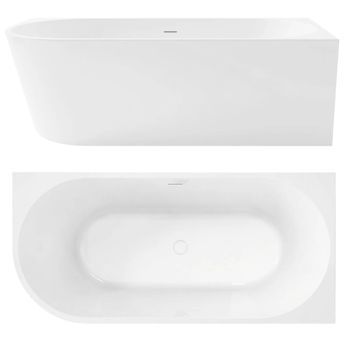 Bañera De Esquina Bellanto White 150cm Right