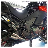 silenciador de escape kawasaki klz 1000 versys e4 mass double