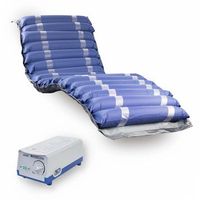 colchon antiescaras de aire mobiclinic con compresor  nylon y pvc  200x86x95cm  20 celdas  azul  mobi 2