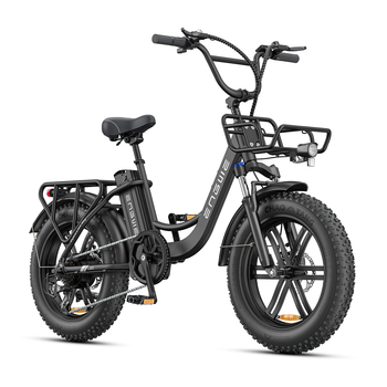 Bicicleta Eléctrica Engwe L20 Boost Para Adultos, Batería Extraíble De 48 V Y 13 Ah,negra
