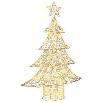 Árbol De Navidad | Decoraciones De Navidad Con 120 Led Cálido 120,5 Cm Pet