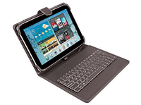 reacondicionado seminuevo muy bueno funda con teclado - silver ht 19160 para tablet de hasta 11 type c negro funcion soporte
