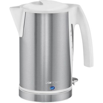 Clatronic WKS 3288 Hervidor de Agua 1.7L 2200W Blanco/Inox