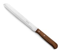 cuchillo panero hoja serrada de 170 mm mango madera
