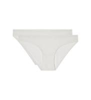 emporio armani para mujer ew000403af19030 set de 2 braguitas monogram mesh blanco m homewear poliamida