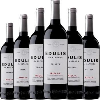 Edulis Crianza, Vino Tinto, España, Pack 6 Botellas 75 Cl, 13,5% Vol.