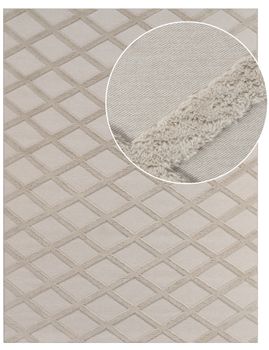 Alfombra lavable Utah crema 230x340 cm