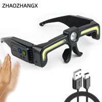 lentes inductivas con luz led recargable por usb multifuncion vision completa gran alcance para ciclismo y pesca