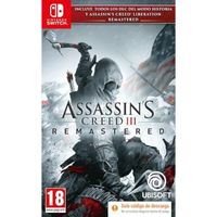 assassin creed iii remastered codigo en caja switch