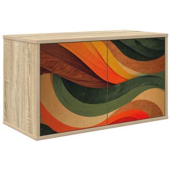 Mueble De Tv Montado En La Pared Bonn 69 X 33 X 40 Cm Vidaxl