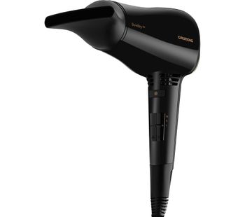 QuietDry HD9681 Hair Dryer - Black, Black