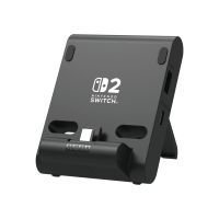 sistema de carga hori dual usb playstand para nintendo switch 2 negro alambrico