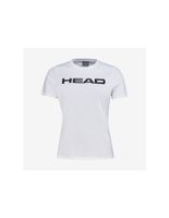 camiseta de tenis head club basics mujer blanco
