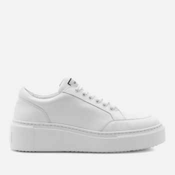 Valentino Women's Baraga Summer Embossed Leather Flatform Trainers - UK 7