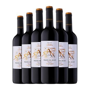 Pagos De Aráiz Vino Tinto Navarra Crianza 75 Cl 14% Vol. (pack De 6 Unidades)