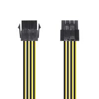aisens a131-0419 cable alimentacion 8pin hembra a 44pin macho 03m negro amarillo