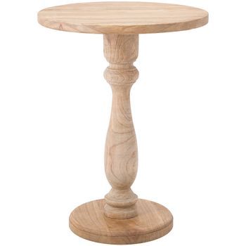 Mesa Auxiliar Adamsville Madera Natural Ø 50 Cm Clp