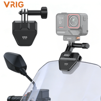 clip de parabrisas estable para motocicleta vrig ac-93 para insta360 x5 dji action 5 pro gopro dji pocket 3 accesorios de montaje para camaras de accion