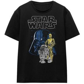 Disney Camiseta Vader And Droids para mujer
