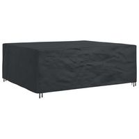 funda para muebles liso negro 300 x 250 x 70 cm 420d vidaxl
