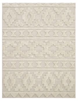 Alfombra Geneva beige 80x150 cm