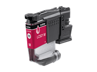 cartucho de tinta - brother lc521m 500 paginas impresion magenta