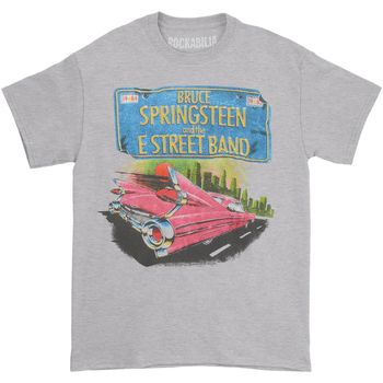 Bruce Springsteen Camiseta manga larga Pink Cadillac para hombre