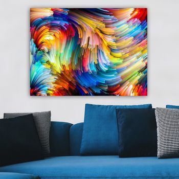 Pintura Decorativa Lienzo 262592861_70100 Multicolor 70x100 Cm