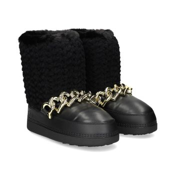 Love Moschino Botines Planos Mujer - Negro Talla 37/38