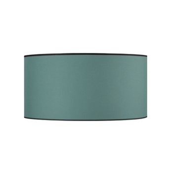 Pantalla de lámpara tela verde