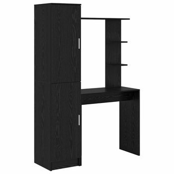 Escritorio 2 Pcs Roble Negro Vidaxl