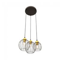 lampara de techo fersan oro ii 3 luces