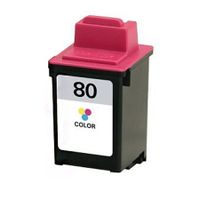 compatible colour lexmark no80 ink cartridge replaces lexmark 12a1980e