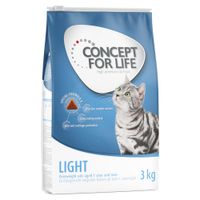 concept for life light adult - receta mejorada - 3 x 3 kg - pack ahorro