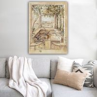 pintura decorativa lienzo 31606859670100 multicolor 70x100 cm