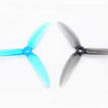 2 pares de HQ Freestyle Prop 5X4.3X3V2S 5043 Hélice de 3 palas de poli carbonato de 5 pulgadas 2 CW 2 CCW para drones de