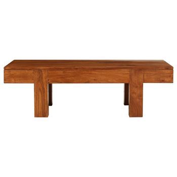Mesa De Centro 100x50x30 Cm Madera - Marrón