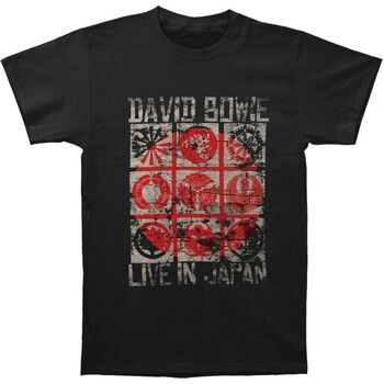 David Bowie Camiseta manga larga Live In Japan para hombre