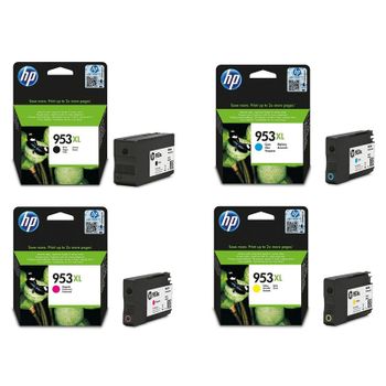 Original Multipack HP OfficeJet Pro 8740 Printer Ink Cartridges (4 Pack) -L0S70AE