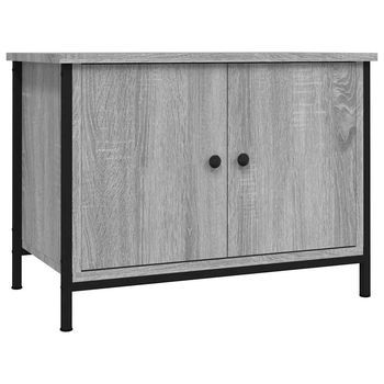 Mueble Tv | Mueble De Salón | Armario Tv Madera Contrachapada Gris Sonoma 60x35x45 Cm