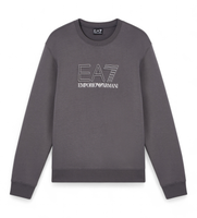 ea7 para hombre 7m001322af10377 sudadera visibility m gris m casual deportivo algodon sportswear multideporte manga corta